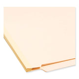 Smead™ Manila End Tab Classification Folders, 2" Expansion, 1 Divider, 4 Fasteners, Letter Size, Manila Exterior, 10/Box (SMD26825) Box of 10