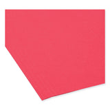 Smead™ TUFF Hanging Folders with Easy Slide Tab, Letter Size, 1/3-Cut Tabs, Red, 18/Box (SMD64043) Box of 18