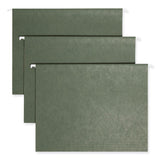 Smead™ Hanging Folders, Letter Size, 1/5-Cut Tabs, Standard Green, 25/Box (SMD64055) Box of 25
