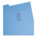 Smead™ FasTab Hanging Folders, Letter Size, 1/3-Cut Tabs, Blue, 20/Box (SMD64099) Box of 20