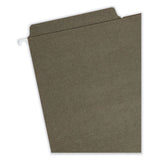 Smead™ FasTab Hanging Folders, Legal Size, 1/3-Cut Tabs, Standard Green, 20/Box (SMD64137) Box of 20