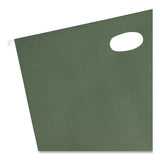 Smead™ Hanging Pockets with Full-Height Gusset, 1 Section, 1.75" Capacity, Legal Size, Standard Green, 25/Box (SMD64318) Box of 25