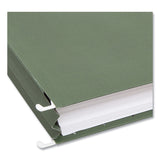 Smead™ Hanging Pockets with Full-Height Gusset, 1 Section, 1.75" Capacity, Legal Size, Standard Green, 25/Box (SMD64318) Box of 25