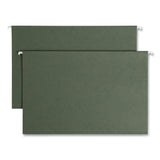 Smead™ Box Bottom Hanging File Folders, 1" Capacity, Legal Size, Standard Green, 25/Box (SMD64339) Box of 25