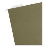 Smead™ 100% Recycled Hanging File Folders, Letter Size, 1/5-Cut Tabs, Standard Green, 25/Box (SMD65001) Box of 25