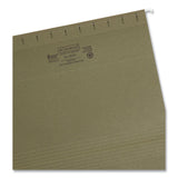 Smead™ 100% Recycled Hanging File Folders, Letter Size, 1/5-Cut Tabs, Standard Green, 25/Box (SMD65001) Box of 25