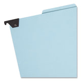 Smead™ FasTab Hanging Pressboard Classification Folders, 1 Divider, Letter Size, Blue (SMD65105) Each