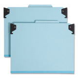 Smead™ FasTab Hanging Pressboard Classification Folders, 2 Dividers, Letter Size, Blue (SMD65115) Each