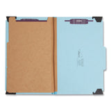 Smead™ FasTab Hanging Pressboard Classification Folders, 2 Dividers, Legal Size, Blue (SMD65165) Each