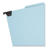 Smead™ FasTab Hanging Pressboard Classification Folders, 2 Dividers, Legal Size, Blue (SMD65165) Each