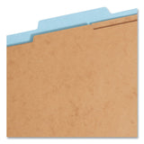 Smead™ FasTab Hanging Pressboard Classification Folders, 2 Dividers, Legal Size, Blue (SMD65165) Each