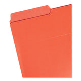 Smead™ Organized Up Heavyweight Vertical File Folders, 1/2-Cut Tabs, Letter Size, Assorted: Fuchsia/Orange/Peridot Green, 6/Pack (SMD75406) Pack of 6