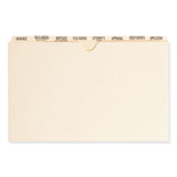 Smead™ Pressboard Mortgage Folder Dividers, Pre-Printed, 1 Fastener, Legal Size, Manila, 7 Dividers/Set, 12 Sets (SMD78278) 12 Sets