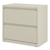 Alera® Lateral File, 2 Legal/Letter-Size File Drawers, Putty, 30" x 18.63" x 28" (ALEHLF3029PY) Each