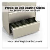 Alera® Lateral File, 4 Legal/Letter-Size File Drawers, Putty, 30" x 18.63" x 52.5" (ALEHLF3054PY) Each