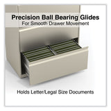 Alera® Lateral File, 4 Legal/Letter-Size File Drawers, Putty, 30" x 18.63" x 52.5" (ALEHLF3054PY) Each
