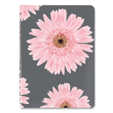 Brownline® Pink Ribbon Essential Daily Appointment Book, Pink Daisy Artwork, 8 x 5, Navy/Gray/Pink Cover, 12-Month (Jan to Dec): 2026 (REDCB634G05) Each
