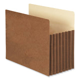Smead™ Redrope TUFF Pocket Drop-Front File Pockets with Fully Lined Gussets, 7" Expansion, Letter Size, Redrope, 5/Box (SMD73395) Pack of 5