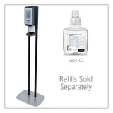 PURELL® CS6 Hand Sanitizer Floor Stand with Dispenser, 1,200 mL, 13.5 x 5 x 28.5, Graphite/Silver (GOJ7416DS) Each
