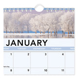 AT-A-GLANCE® Landscape Monthly Wall Calendar, Landscapes Photography, 12 x 12, White/Multicolor Sheets, 12-Month (Jan to Dec): 2026 (AAG88200) Each