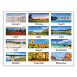 AT-A-GLANCE® Landscape Panoramic Desk Pad, Landscapes Photography, 22 x 17, White Sheets, Clear Corners, 12-Month (Jan to Dec): 2026 (AAG89802) Each