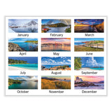 AT-A-GLANCE® Seascape Panoramic Desk Pad, Seascape Panoramic Photography, 22 x 17, White Sheets, Clear Corners, 12-Month (Jan-Dec): 2026 (AAG89803) Each