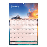 AT-A-GLANCE® Scenic Monthly Wall Calendar, Landscape Photography, 15.5 x 22.75, White/Multicolor Sheets, 12-Month (Jan-Dec): 2026 (AAGDMW20128) Each