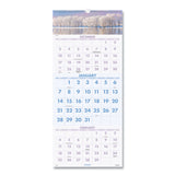 AT-A-GLANCE® Scenic Three-Month Wall Calendar, Landscape Photography, 12 x 27, White Sheets, 14-Month: Dec 2025 to Jan 2027 (AAGDMW50328) Each