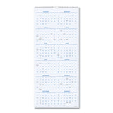 AT-A-GLANCE® Scenic Three-Month Wall Calendar, Landscape Photography, 12 x 27, White Sheets, 14-Month: Dec 2025 to Jan 2027 (AAGDMW50328) Each