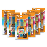 BIC® Xtra-Smooth Bright Edition Mechanical Pencils, 0.7 mm, HB (#2), Black Lead, Assorted Barrel Colors, 24/Pack, 6 Packs/Carton (BICMPCE144EBLK) Pack of 144