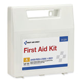 First Aid Only™ ANSI 2021 First Aid Kit for 50 People, 184 Pieces, Plastic Case (FAO91329) Each