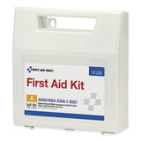 First Aid Only™ ANSI 2021 First Aid Kit for 50 People, 184 Pieces, Plastic Case (FAO91329) Each