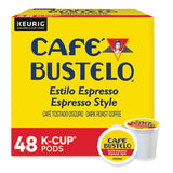 Cafe Bustelo Espresso Style K-Cups, 48/Box (GMT5000346117) Box of 48