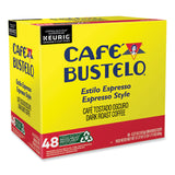 Cafe Bustelo Espresso Style K-Cups, 48/Box (GMT5000346117) Box of 48