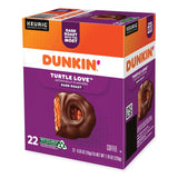 Dunkin Donuts® K-Cup Pods, Turtle Love Coffee, 22/Box (GMT5000367615) Box of 22