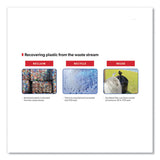 Heritage Eco Blend Max Can Liners, 23 gal, 0.8 mil, 28" x 45", Clear, 25 Bags/Roll, 10 Rolls/Carton (HERL5645TCER1) Case of 250