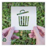 Heritage Eco Blend Max Can Liners, 33 gal, 0.8 mil, 33" x 39", Clear, 25 Bags/Roll, 8 Rolls/Carton (HERL6639TCER1) Case of 200