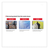 Heritage Eco Blend Max Can Liners, 33 gal, 0.8 mil, 33" x 39", Clear, 25 Bags/Roll, 8 Rolls/Carton (HERL6639TCER1) Case of 200