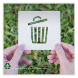 Heritage Eco Blend Max Can Liners, 60 gal, 0.8 mil, 38" x 58", Clear, 20 Bags/Roll, 5 Rolls/Carton (HERL7658TCER1) Case of 100