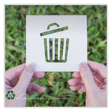 Heritage Eco Blend Max Can Liners, 60 gal, 0.8 Mil, 38" x 58", Green, 20 Bags/Roll, 5 Rolls/Carton (HERL7658TEER1) Case of 100