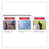 Heritage Eco Blend Max Can Liners, 60 gal, 0.8 mil, 38" x 58", Blue, 20 Bags/Roll, 5 Rolls/Carton (HERL7658TXER1) Case of 100