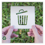 Heritage Eco Blend Max Can Liners, 40 to 45 gal, 0.8 mil, 40" x 46", Green, 25 Bags/Roll, 6 Rolls/Carton (HERL8046TEER1) Case of 150