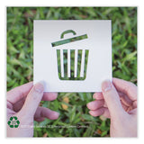 Heritage Eco Blend Max Can Liners, 40 to 45 gal, 0.8 Mil, 40" x 46", Blue, 25 Bags/Roll, 6 Rolls/Carton (HERL8046TXER1) Case of 150