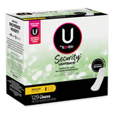 Kotex® U by Kotex Security Lightdays Liners, Unscented, 129/Pack (KCM49060) Pack of 129
