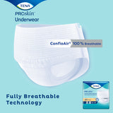 TENA® ProSkin™ Plus Unisex Adult Absorbent Underwear Pull On with Tear Away Seams Large Disposable Moderate Absorbency (1182393_CS) 72/CS