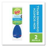 Scotch-Brite® Non-Scratch Dishwand Refills, Blue, 2/Pack (MMM48312) Pack of 2
