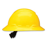 3M™ SecureFit Full Brim Hard Hat with Uvicator, Four-Point Ratchet Suspension, Yellow (MMMH802SFRUV) Each