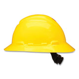 3M™ SecureFit Full Brim Hard Hat with Uvicator, Four-Point Ratchet Suspension, Yellow (MMMH802SFRUV) Each