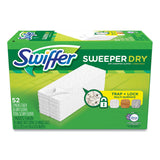 Swiffer® Dry Refill Cloths, 1-Ply, 10.63" x 8", Lavender and Vanilla, White, 52/Box (PGC99039) Box of 52