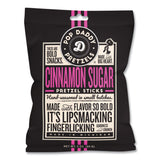 Pop Daddy Cinnamon Sugar Pretzel Sticks, 3 oz Bag, 15/Carton (POY00583) Case of 15